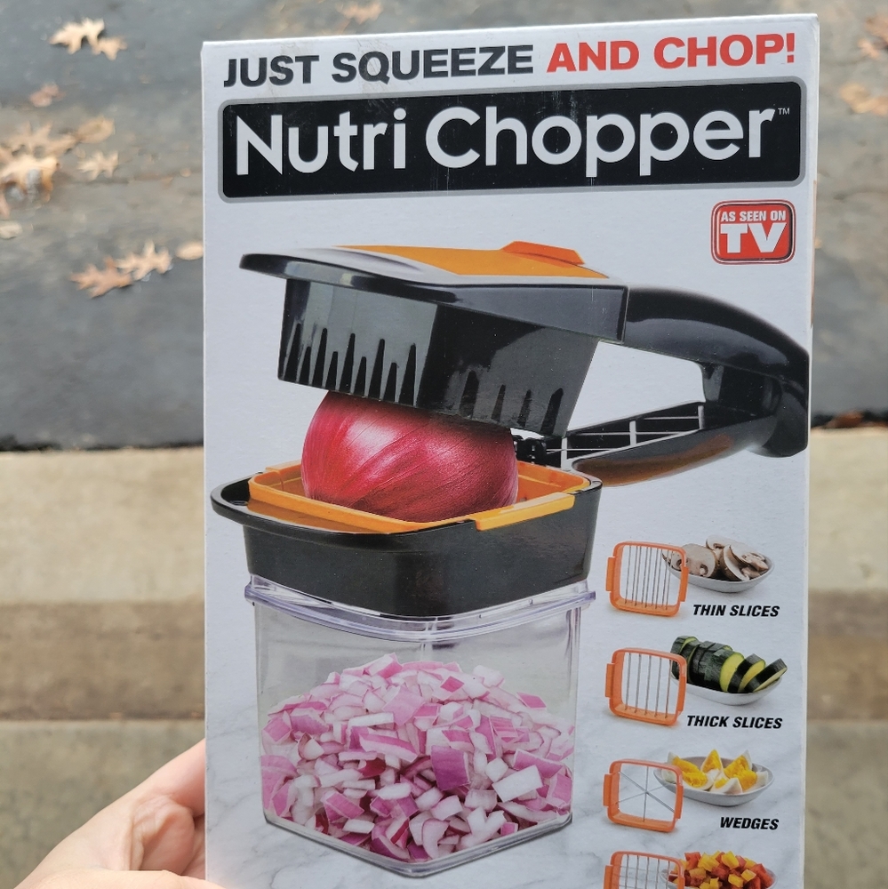 NEW Nutri Chopper Squeezed and Chop